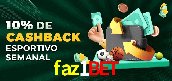 10% de bônus de cashback na faz1bet